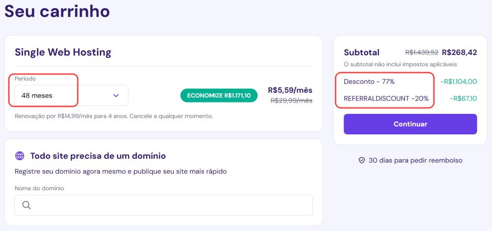 Cupom de Desconto Hostinger 2025
